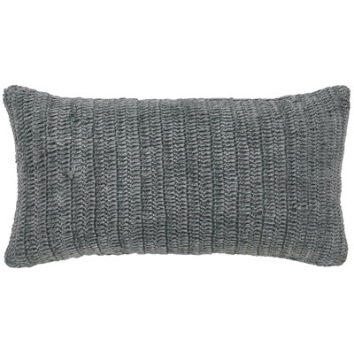 Nakeya Knitted Linen Throw Pillow
