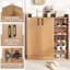 25 Pair Shoe Storage Cabinet