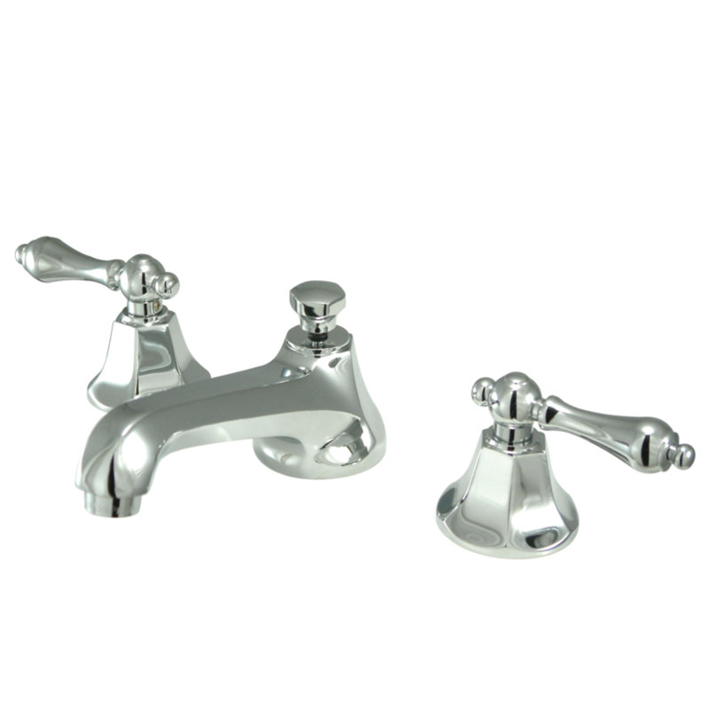Metropolitan Widespread Bathroom Faucet with Drain Assembly, Polished Chrome
