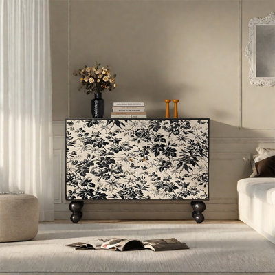 Walnut Wood Decorative Cabinet