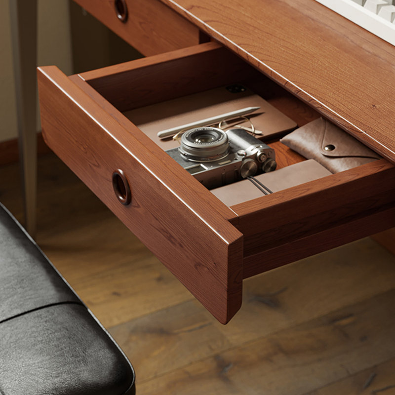 Nordic style desk, 29.53" H x 55.12" W x 23.62" D