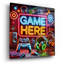 «Game Here» par Rey Klimt, art mural en verre acrylique, 36 po x 36 po-153679437