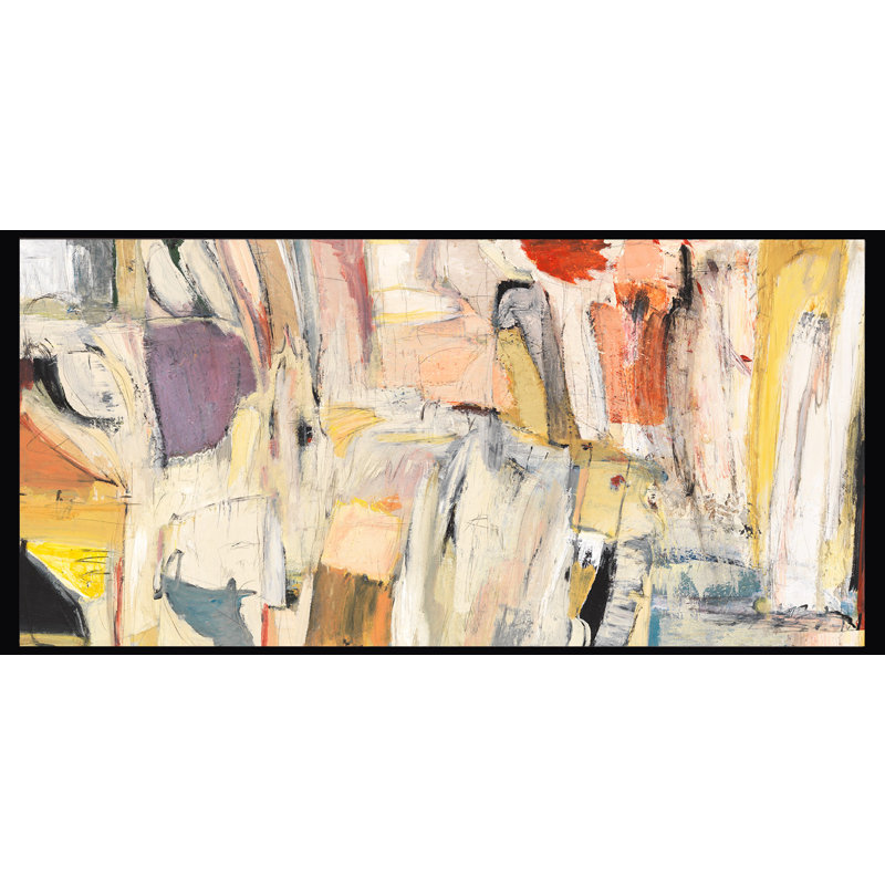 Scent Of Lavender Painting, Black Framed