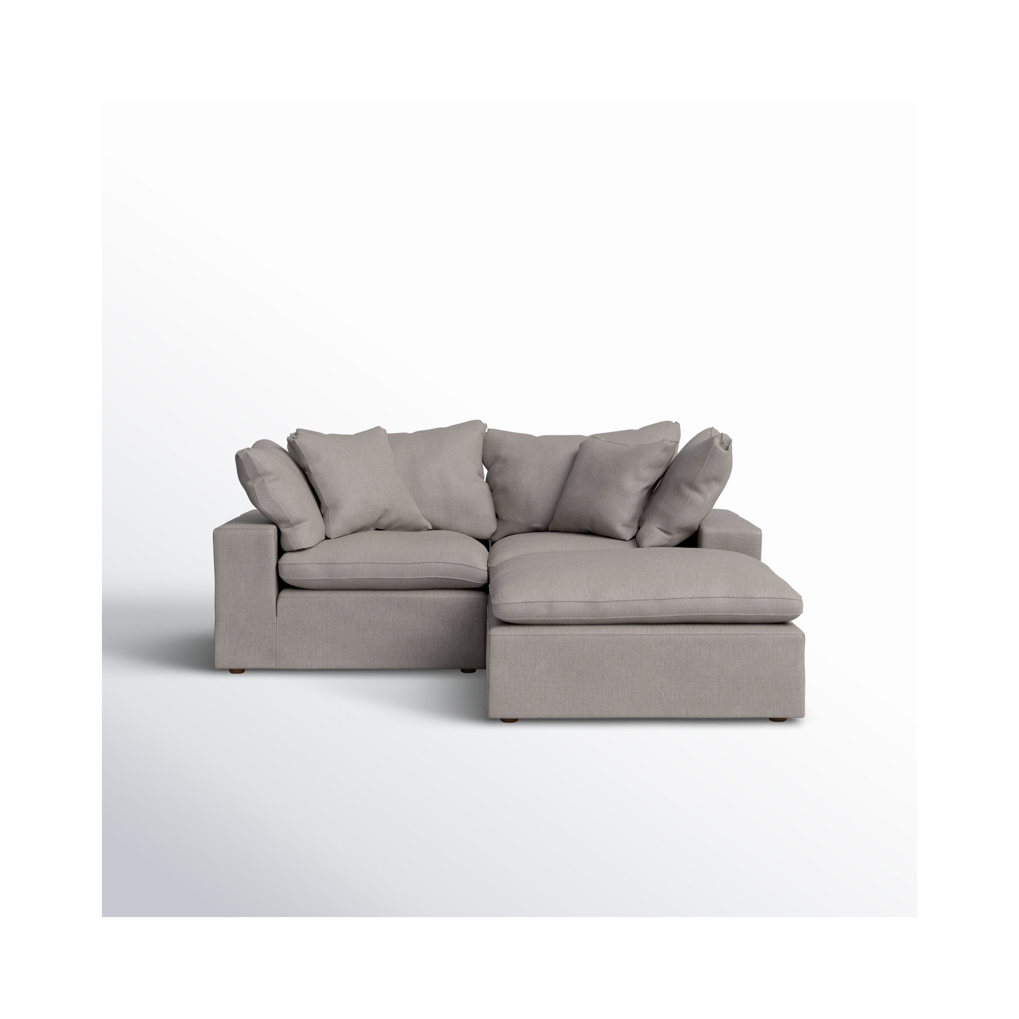 Tila 3 - Piece Performance Fabric Modular Sectional, Gray