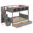 Bunk Bed With Shelfs,Storage Staircase And 2 Drawers-352795713