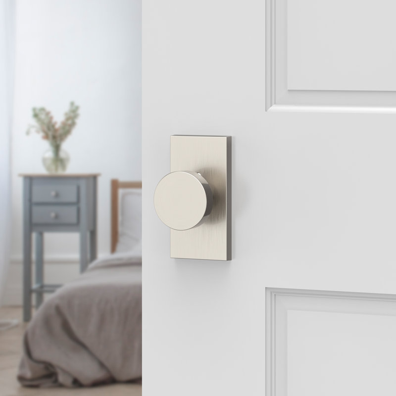 2.34375 X 2.56525 X Square, Privacy, Satin Nickel, Adjustable