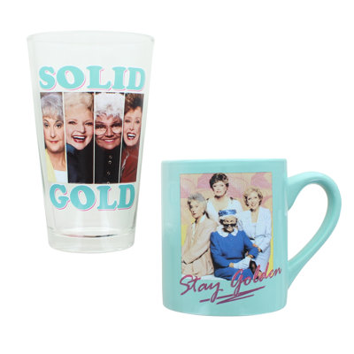 Grande tasse à café en verre et 14 onces The Golden Girls