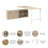 Bush Business Furniture Hustle 72W X 30D Computer Desk And Low Storage Cabinet With Doors & Shelves-103146662