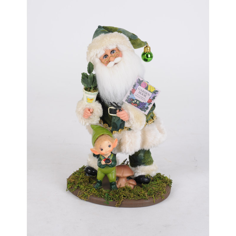 Figurine père noël jardin Christmas