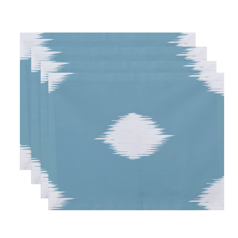 Ensemble de napperons 4 pièces Urbina, Bleu