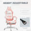 Fauteuil de jeu avec repose-pieds, fauteuil de jeu, appui-tête et soutien lombaire, pour la maison et le bureau