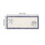 Long tapis de bain rectangulaire 100% coton