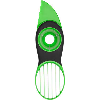 OXO Good Grips 3 in 1 Avocado Cutter Tool Slicer Peeler Scoop Slices Green  Knife