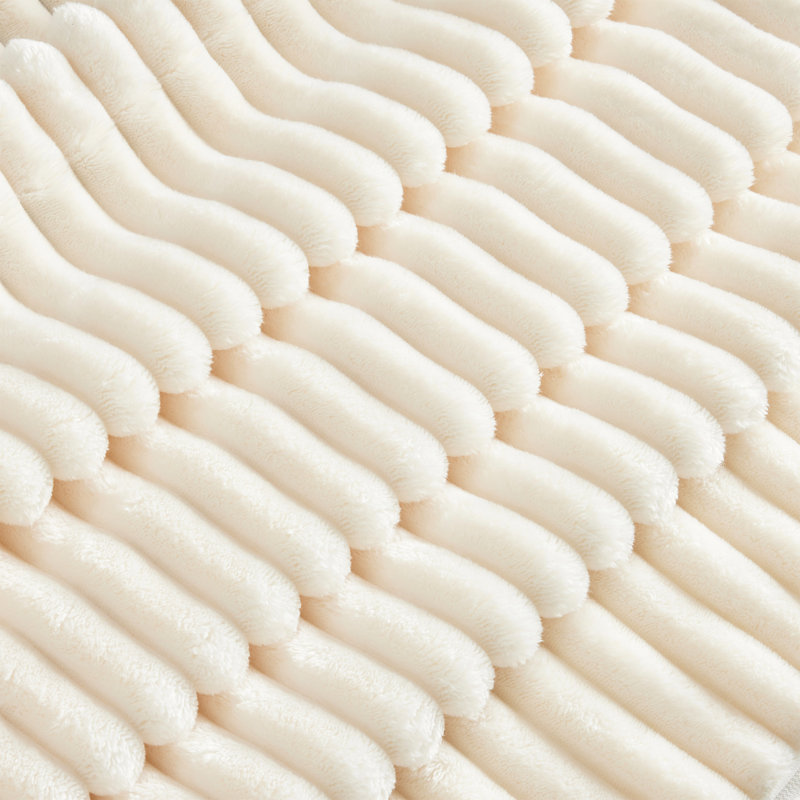 Salon Corduroy 4 - Siège profond, confortable, coussin rembourré, housse amovible, housse crème 4