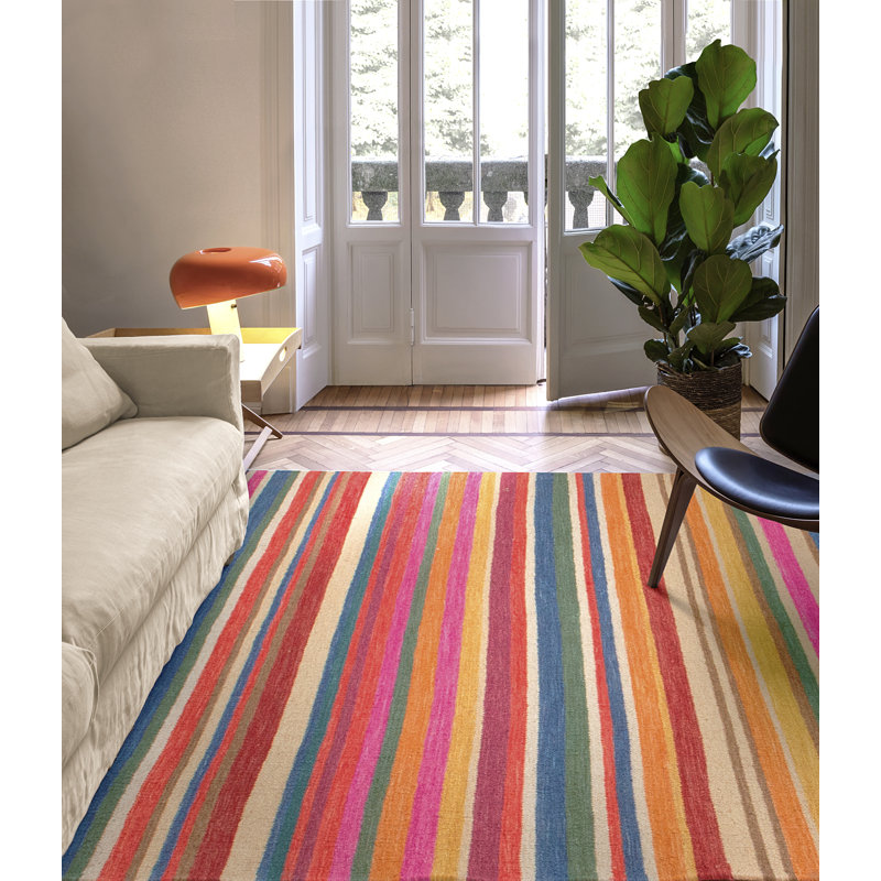 Lodewijk Ikat Hand Woven Area Rug, Rectangle 140 x 200cm