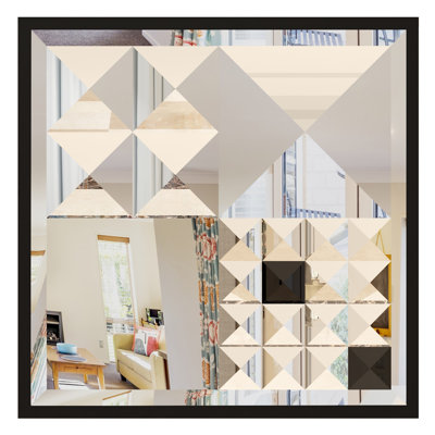 Engineered Wood Flat Wall Mirror