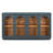 Laverda 4-Door Wood Sideboard Buffet Cabinet-337414419