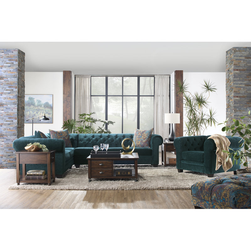 Fauteuil d'appoint 48 po, Paon luxuriant