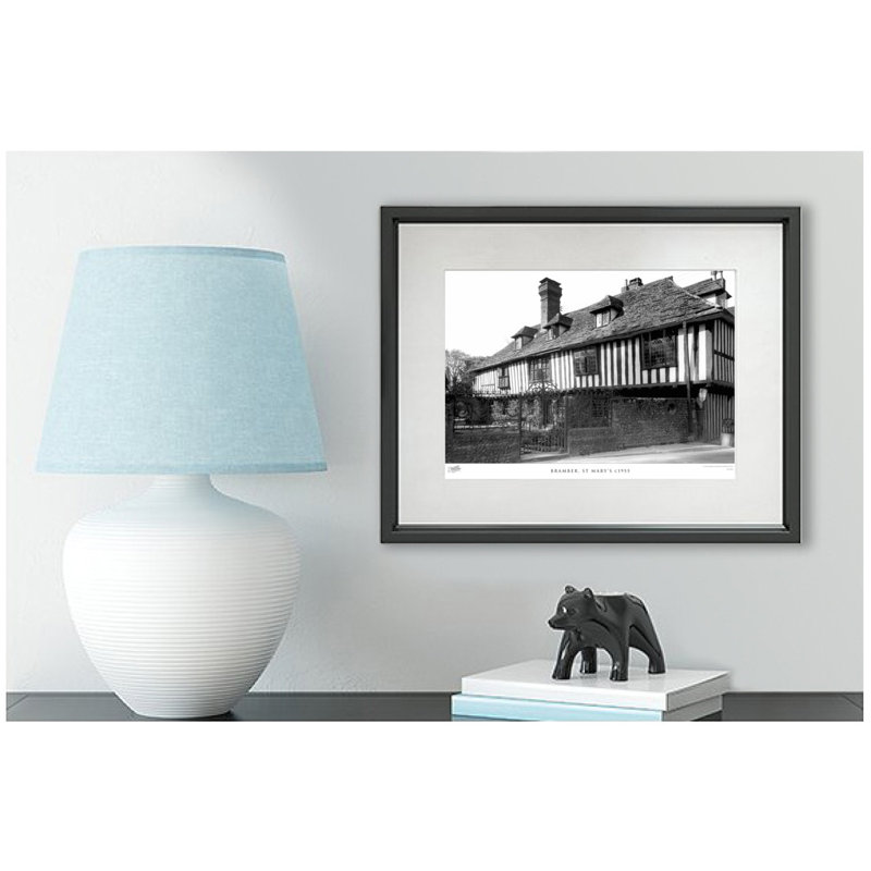 Bramber, St Mary's C1955 by Francis Frith - Single Picture Frame Print, 60cm H x 80cm W x 2.3cm D