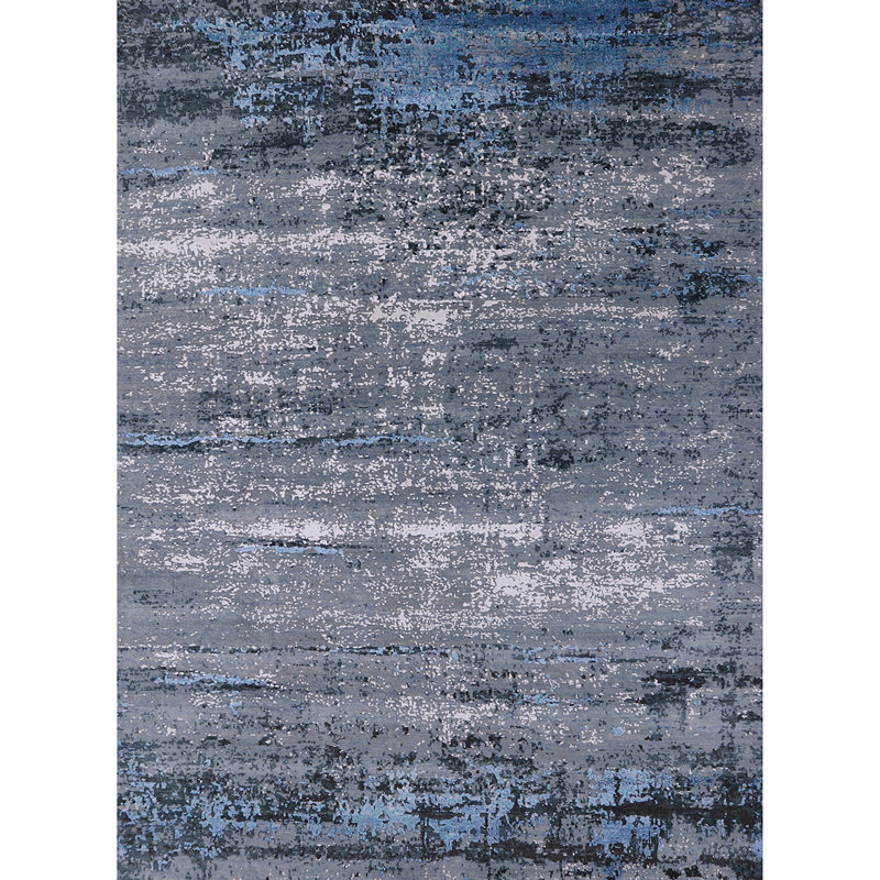 Tapis bleu / gris Broadlands, Rond 7 pi