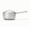 Caraway Casserole en acier inoxydable 3 pte avec couvercle