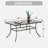 Arinya 60" L x 34.8" W Outdoor Table