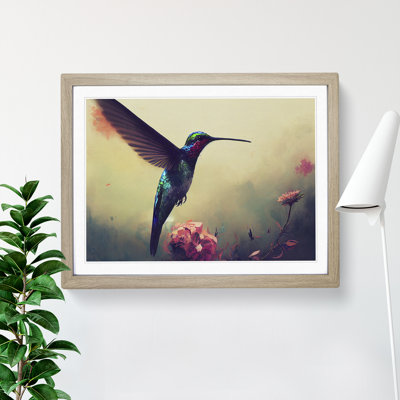 Hummingbird Vol.4 Abstract - Framed Print