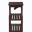 Table d'appoint couleur café avec station de charge USB