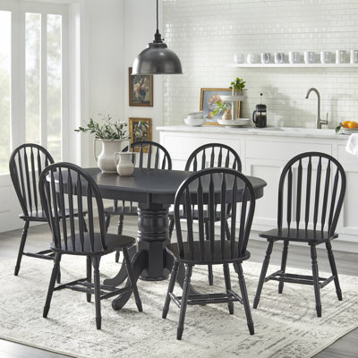 Kaneshiro Solid Wood Top Pedestal Dining Set