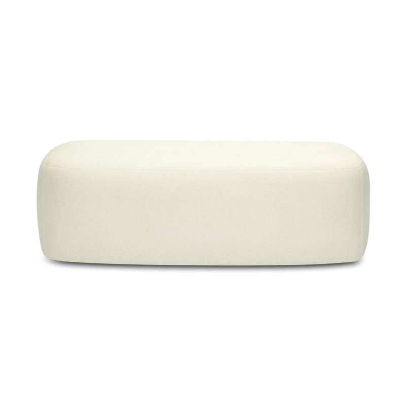Banc en jacquard Ayotte Graceland, Crème, crème, Crème, crème