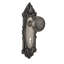 Victorian Plate with Decorative Keyhole and Craftsman Door Knob-1386068801