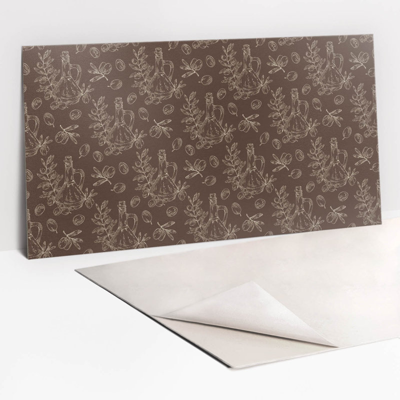 Longbridge 50cm x 100cm PVC Field Tile in Brown