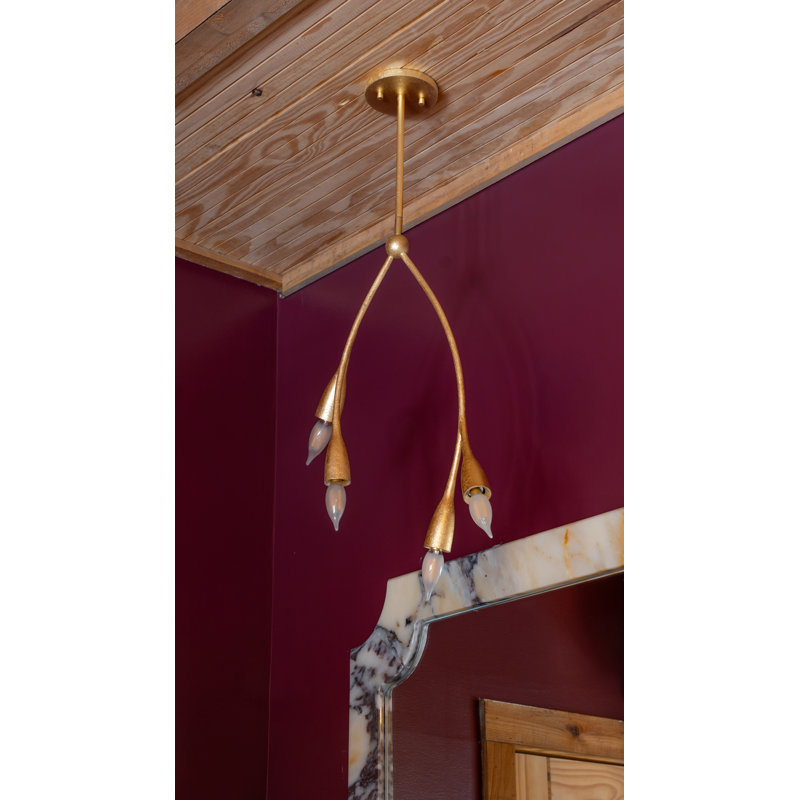 Luminaire suspendu Elsa par ENY LEE PARker, Feuille d'or