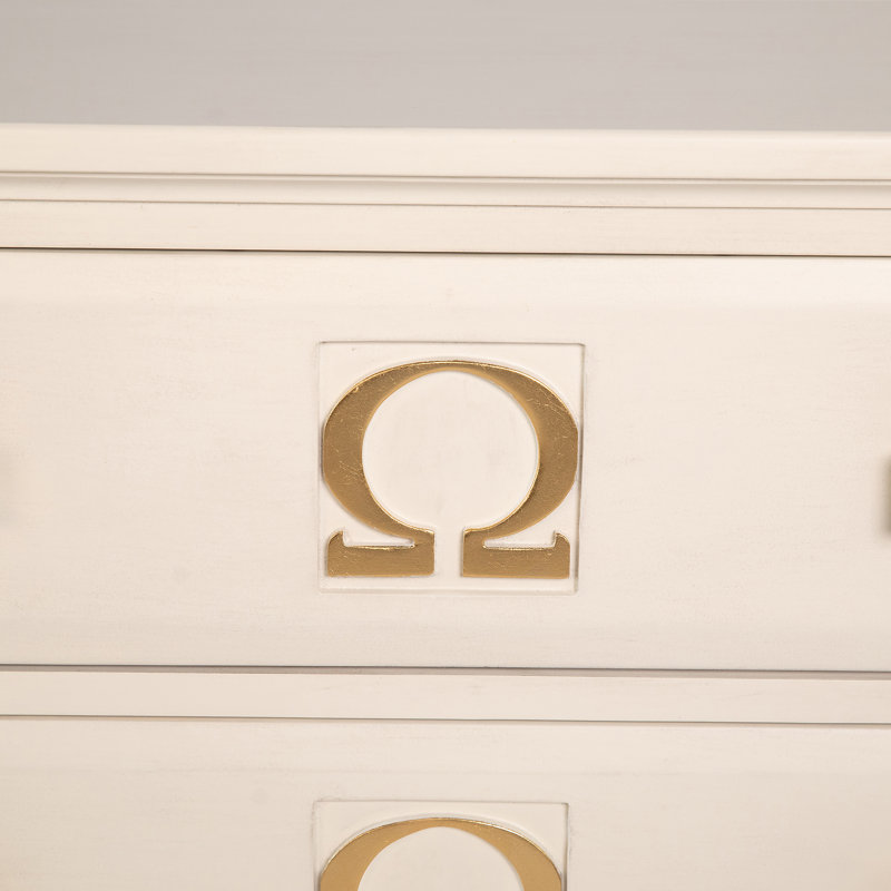 Omega Solid Wood 3 - Drawer Accent Chest, Antique White