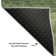 Premium Machine Washable Lisse Green Rug