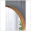 Miroir rond en bois de pin, miroir mural pour la salle de bain
