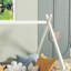 Lit simple en forme de tente, lit tipi avec garde-corps et lattes-1097293313
