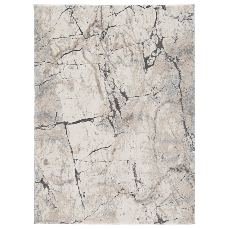 Abstract Indoor Rug, Rectangle 7'10" x 10'3"