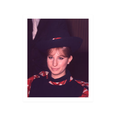 " Candid Portrait Of Barbra Streisand Looking Away "