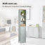  Grey Freestanding Tall Bathroom Cabinet
