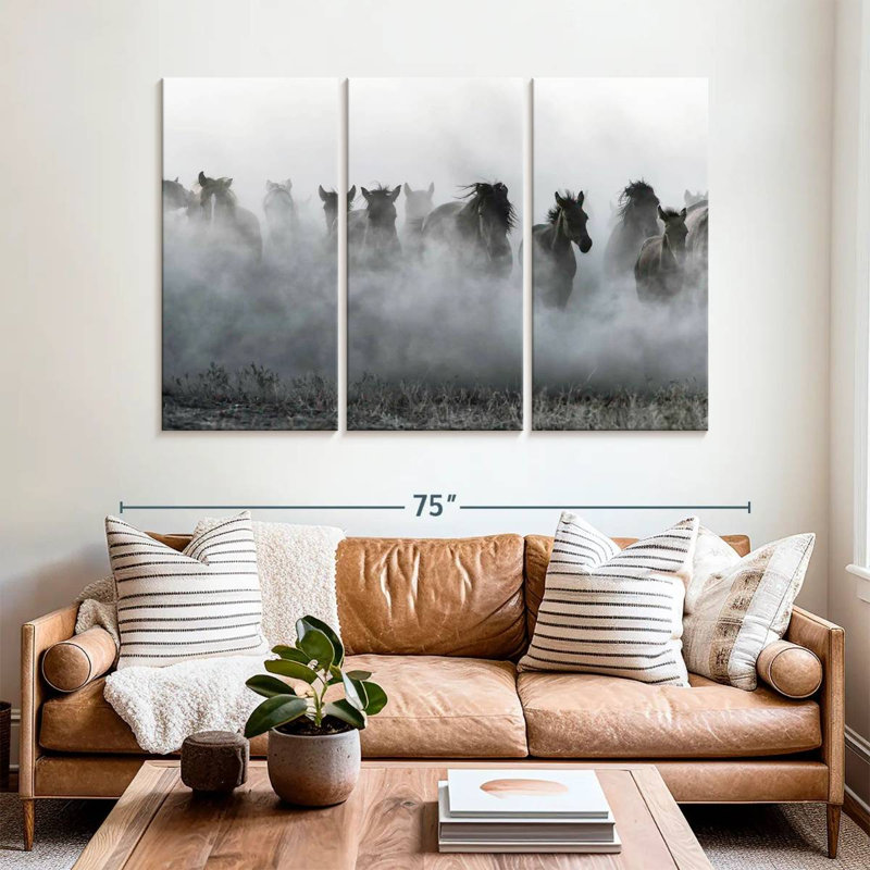 Brampt Turkish Horses, 42" H x 65" W