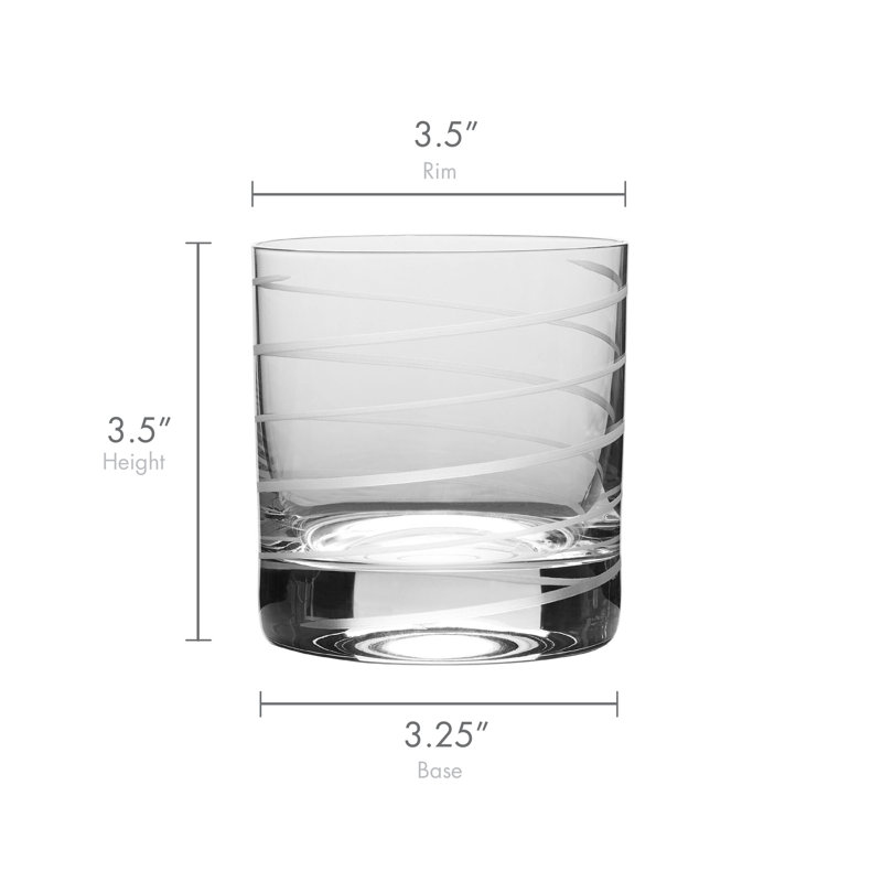 Mikasa Cheers Collection Double Old Fashioned Glasses - Thumbnail 4