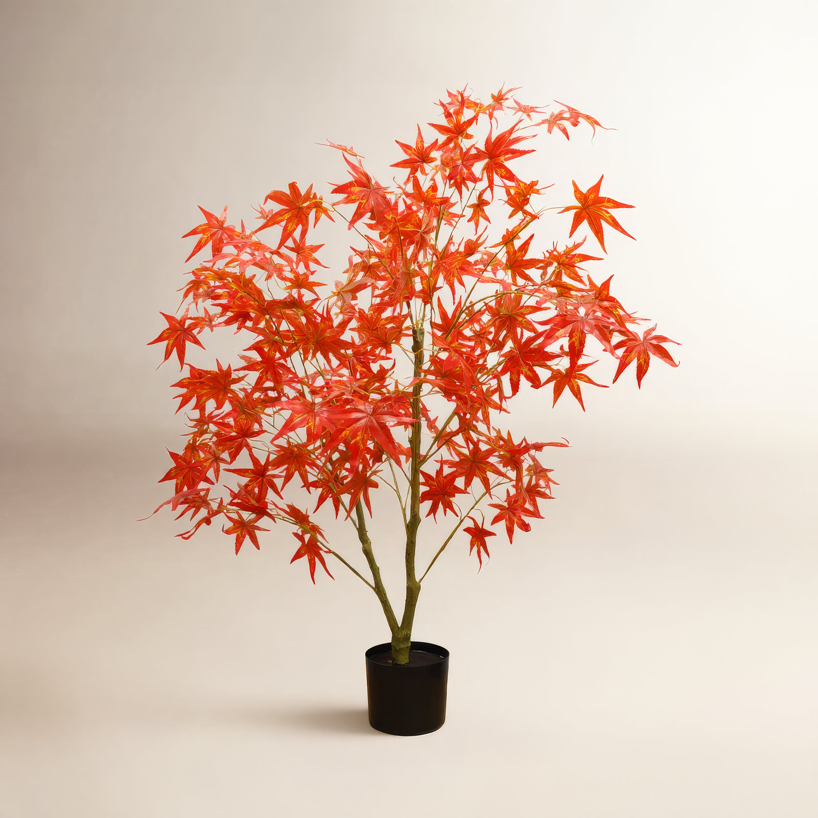 Maple Tree in Pot, 47.24" H x 5.91" W x 5.91" D