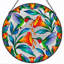 Birds Window Panel-2079709786