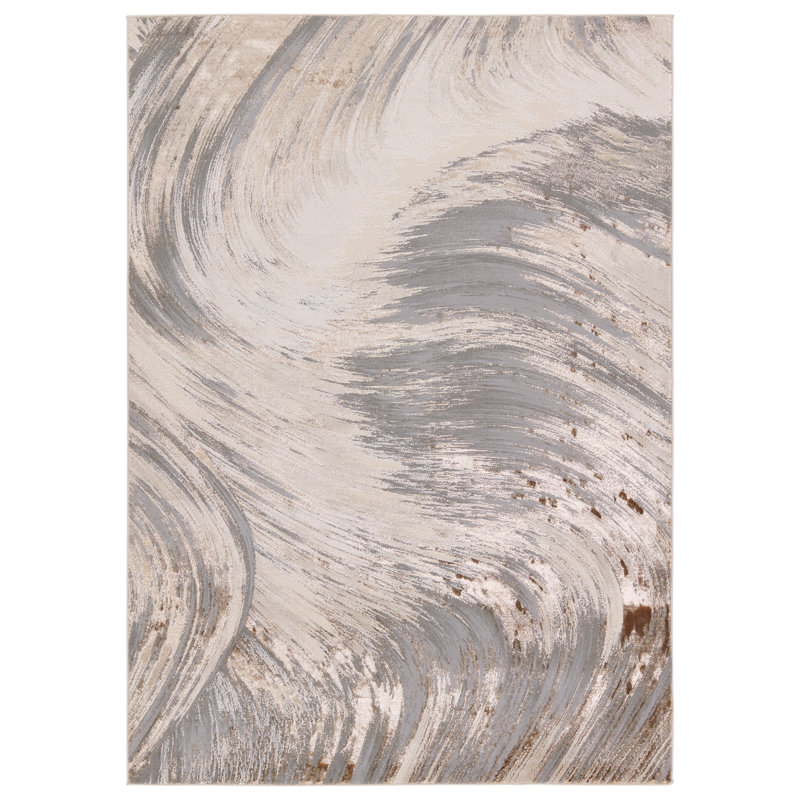 Abstract Indoor Rug, Rectangle 9'3" x 13'