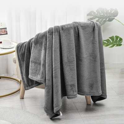 Premium Ultra-Soft Mink Fleece Blanket - Plush, Lightweight & Warm - Cozy Throw for Bed & Sofa