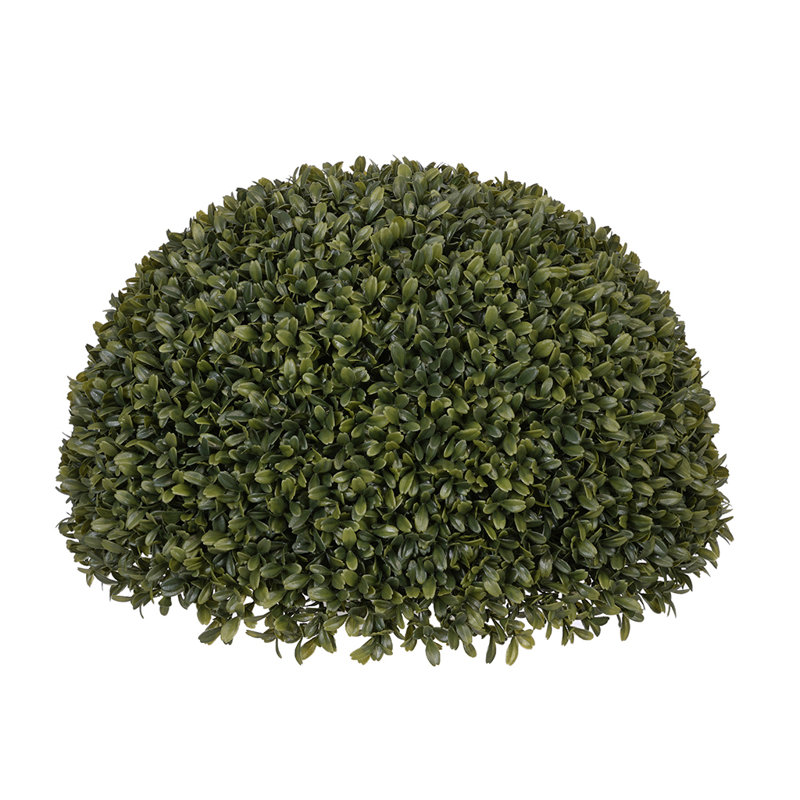 Faux Boxwood Half-Ball Topiary 19in Diameter