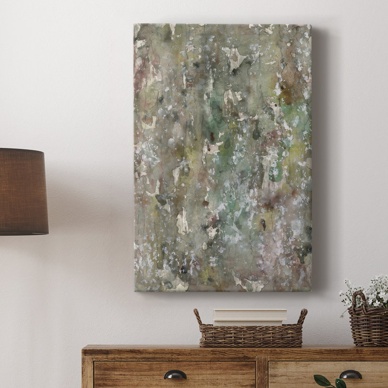 Abstract Bark I -Custom Wrapped Gallery Cavas