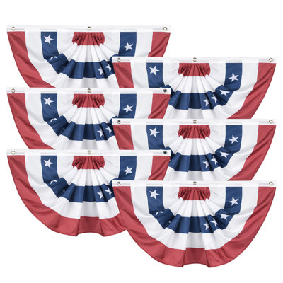 Tod Double Sided 18.54'' H x 34.76'' W 100D Polyester Fabric Bunting