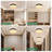 1 Pack Led Flush Mount Ceiling Light Fixture, 24w 12 Inch Modern Round Surface Mount Ceiling Lamp For Kitchen Bathroom Laundry Bedroom Hallway Closet